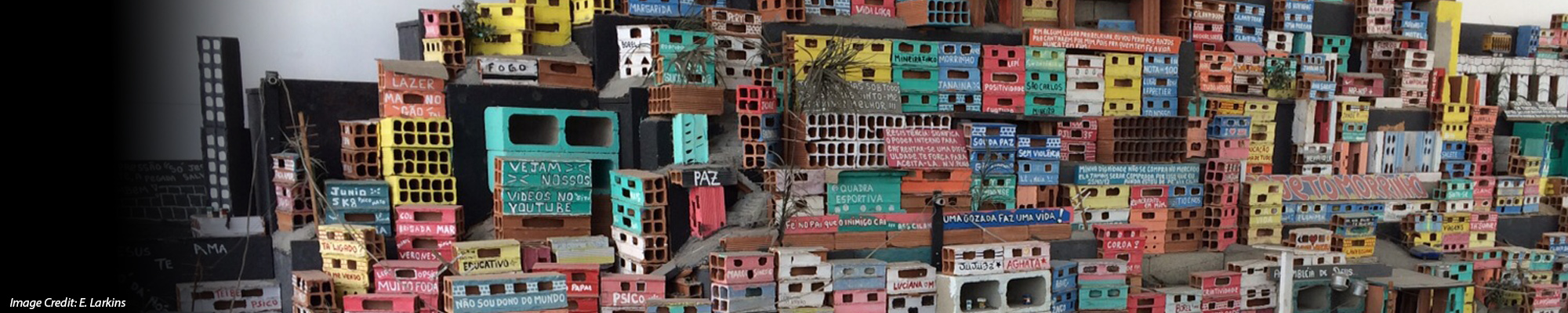 model of favela, Photo Credit: E. Robb Larkins