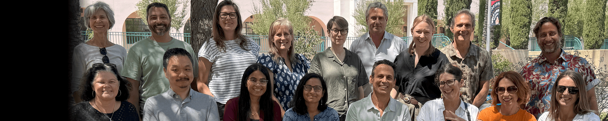 group of faculty smiling