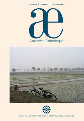 cover - person near rice field, American Ethnologist