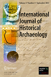 cover - different types of maps and charts, International Journal of Historical Archaeology