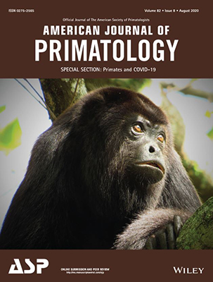 cover - howler money in tree, American Journal of Primatology